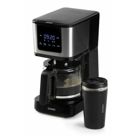 Filterkaffeemaschine DOMO My Favourite coffee 1,25L 10 Tassen Touch Timer Schwarz