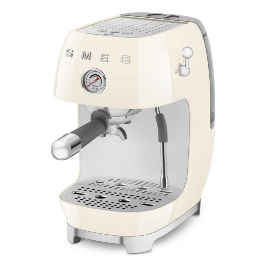Caffettiera Espresso SMEG ECF03CREU 1,4 L 15 bar con vaporizzatore