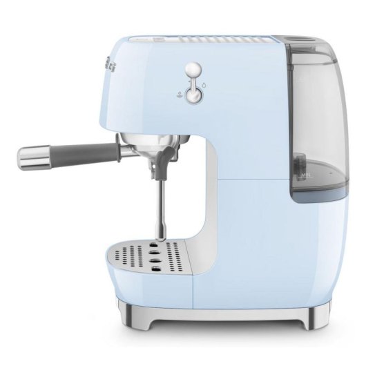 Cafetera Espresso SMEG ECF03PBEU 1,4L 15 Bares Azul con vaporizador