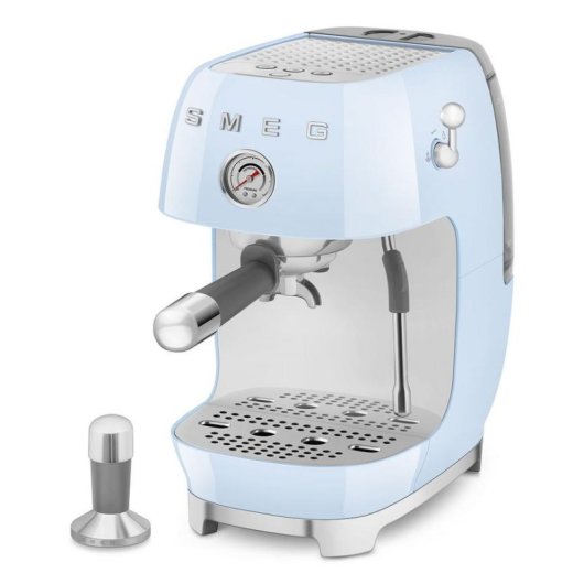 Cafetera Espresso SMEG ECF03PBEU 1,4L 15 Bares Azul con vaporizador