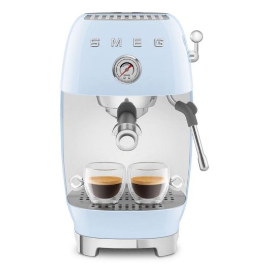 Cafetera Espresso SMEG ECF03PBEU 1,4L 15 Bares Azul con vaporizador