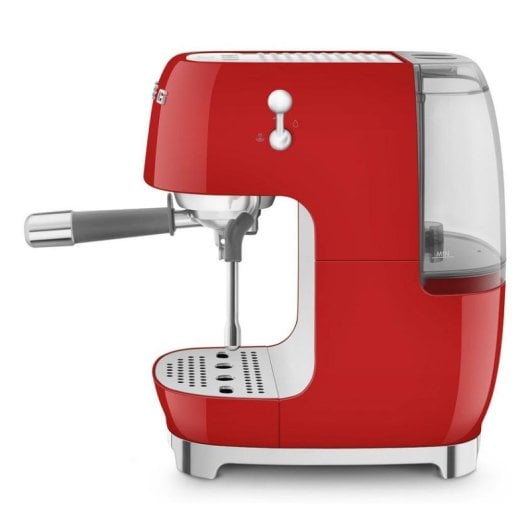 Siebträgermaschine SMEG ECF03RDEU 1,4 l 15 Bar Rot mit Dampfdüse
