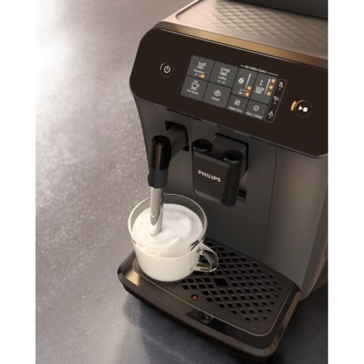 Kaffeevollautomat Philips 800 series EP0824/00 1,8L 15 Bar 12 Tassen integriertes Keramikmahlwerk Milchaufschäumer
