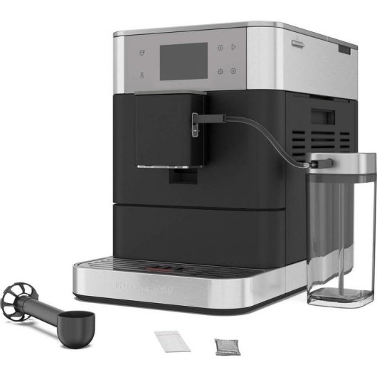 Cafetera Espresso Superautomática KitchenAid 5KES8557EBK 2,2 L 15 Bares con molinillo integrado y espumador automático