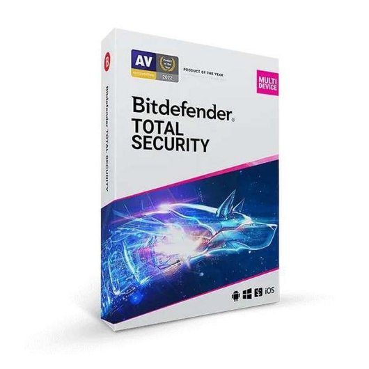 Software di sicurezza Bitdefender Total Security Multidispositivo 5 dispositivi 1 licenza fisica