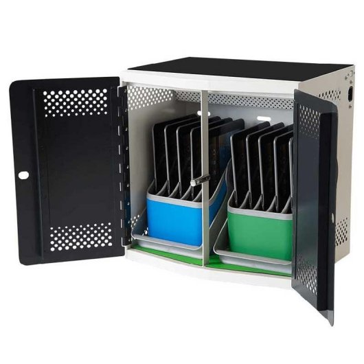 Station d'accueil Apple LocknCharge LNC10479 USB Type-C acier noir blanc