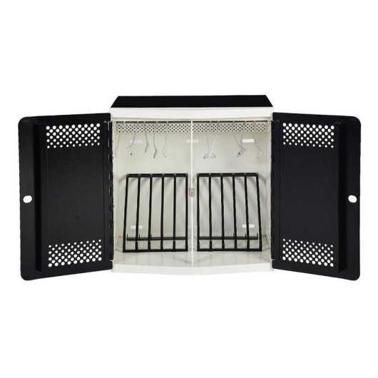 Station d'accueil Apple LocknCharge LNC10479 USB Type-C acier noir blanc