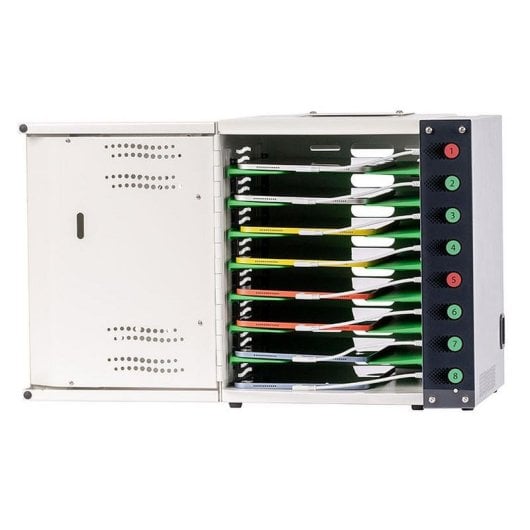 Armoire de gestion de dispositifs LocknCharge LNC10530 8 emplacements USB-C PD verrou à code