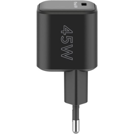 Carregador Goobay 65331 PD GaN Nano 45W USB-C Preto Carregamento Rápido