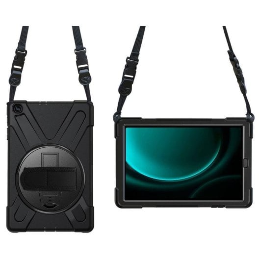 Housse renforcée Akashi ALTCTS9STRG support rotatif Galaxy Tab S9/S9 FE/S10 Lite 10.9"