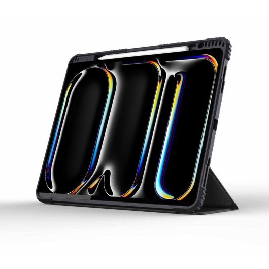 Étui Folio renforcé Akashi ALTFLIP11STRG Noir pour iPad Pro 11"