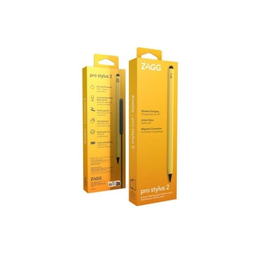 Stilo digitale Zagg Pro Stylus 2 doppia punta wireless per iPad Pro giallo