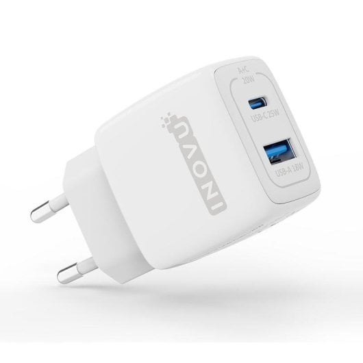 Chargeur secteur INOVU ICU1A1C25WG USB-C Power Delivery 25 W Blanc