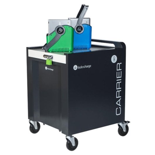 Chariot de gestion LocknCharge Carrier 30 portable 33 cm verrouillage LED