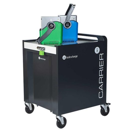 Chariot de gestion LocknCharge Carrier 30 portable 33 cm verrouillage LED