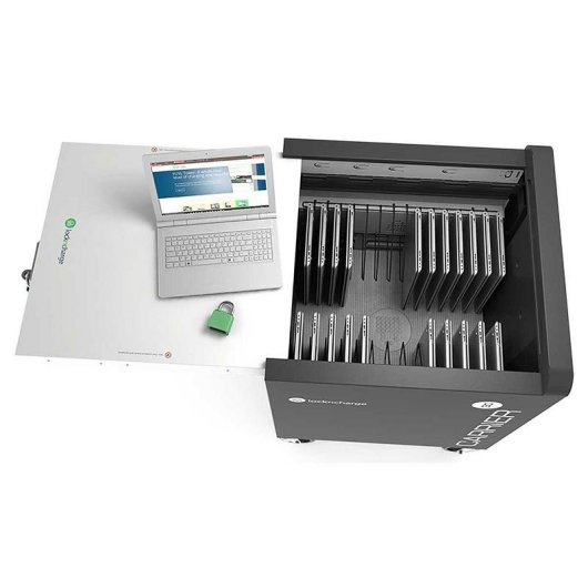 Chariot de gestion LocknCharge Carrier 30 portable 33 cm verrouillage LED