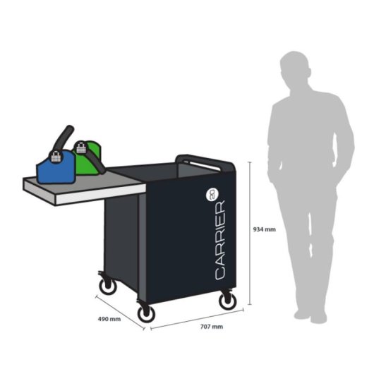 Chariot de gestion LocknCharge Carrier 20 LNC10390 portable 20 appareils 13" verrouillage