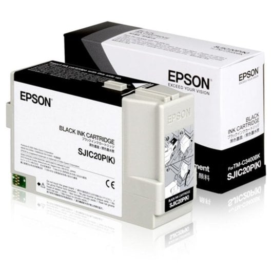 Cartuccia inchiostro Epson SJIC20P(K) nero originale compatibile TM-C3400BK
