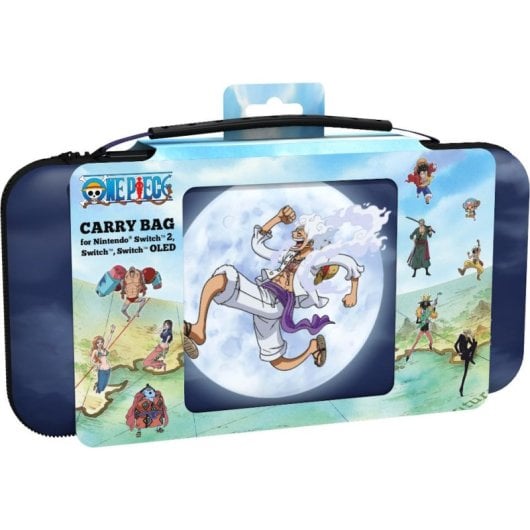 Funda para consola Konix One Piece azul para Nintendo Switch resistente