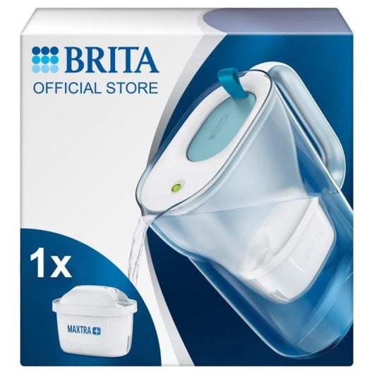 Jarra filtrante BRITA Style 2,4L Bleu Transparent avec cartouche Maxtra Pro