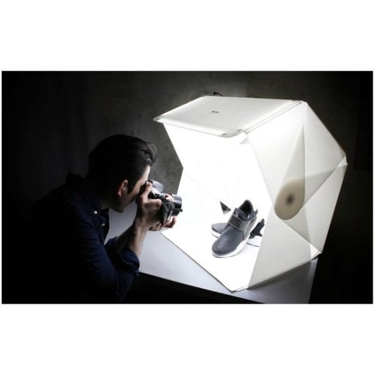 Caixa de luz fotográfica ORANGEMONKIE Foldio3 montagem magnética iluminação regulável