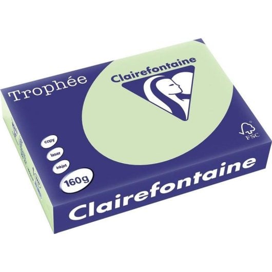 Papel para Impressora Clairefontaine 1107C A4 250 Folhas 160g/m² Verde Golf