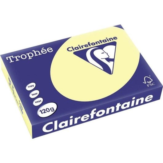 Carta per stampante Claire Fontaine 1248C A4 120g/m² 250 fogli Giallo