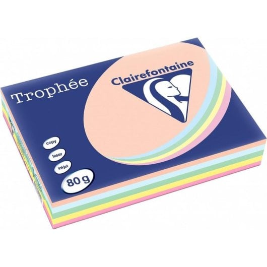 Papier imprimante Clairefontaine 1703C A4 80 g/m² 500 feuilles multicolore