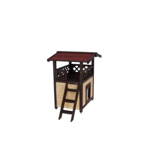 Caseta pour chat KERBL Deluxe isolation polystyrène multicolore 570x880x770mm