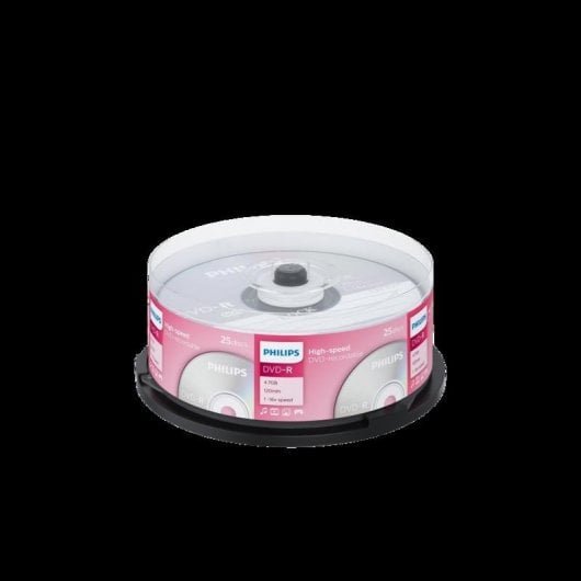 DVD-R Philips DM4S6B25F/00 4.7GB 16x Bobine Stockage de données fiable