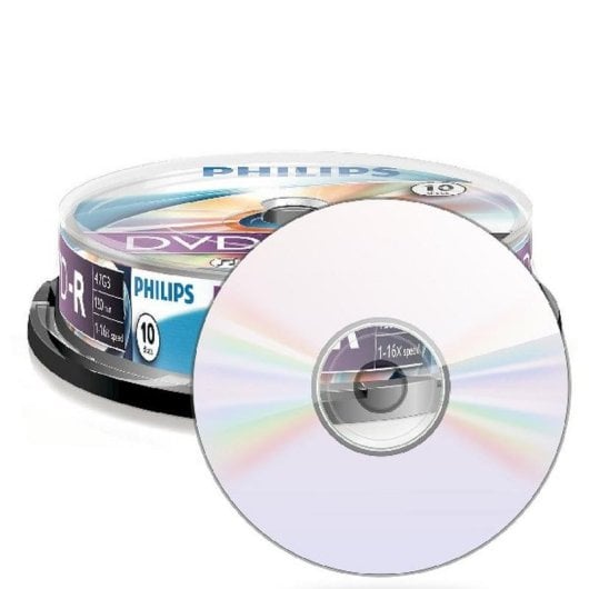 DVD-R Spindel PHILIPS DM4S6B10F 4.7GB 16x 10 Stück