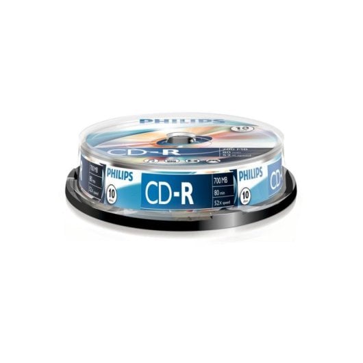 CD vierge Philips CR7D5NB10/00 bobine 700MB pour enregistrement fiable