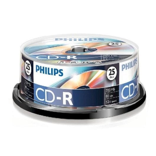 Bobine Philips CR7D5NB25/00 700 MB 52x Transparent