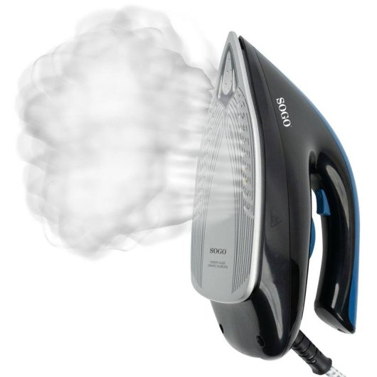 Centro di stiratura SOGO PLA-SS-6400 2400W 7.5 bar 1.7L Suola Ceramica Vapore Variabile Auto-Off