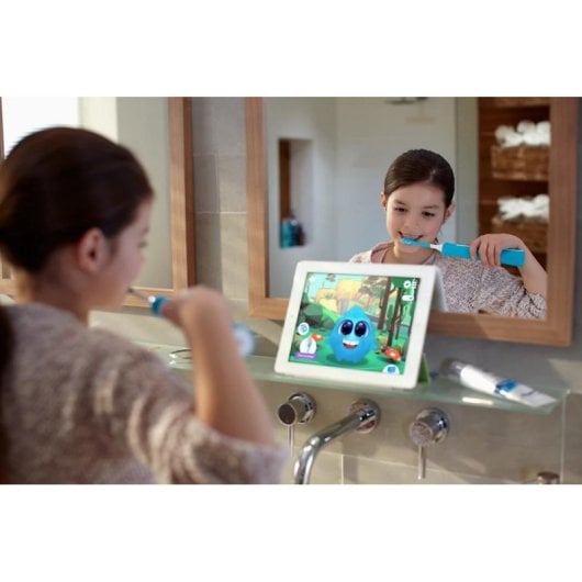 Escova de dentes elétrica Philips Sonicare For Kids HX6352/11 Bluetooth Aqua