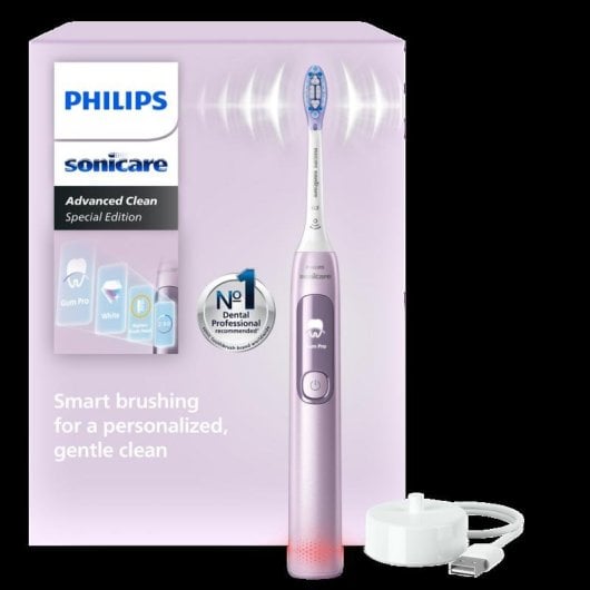 Elektrische Zahnbürste Philips HX3792/12 Sonicare Smart Display Rosa 5 Modi