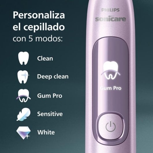 Elektrische Zahnbürste Philips HX3792/12 Sonicare Smart Display Rosa 5 Modi