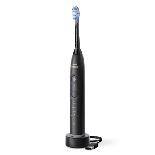Spazzolino Elettrico PHILIPS Sonicare 7100 HX7429/02 3 Velocità Bluetooth 2 Impugnature Nero Bianco