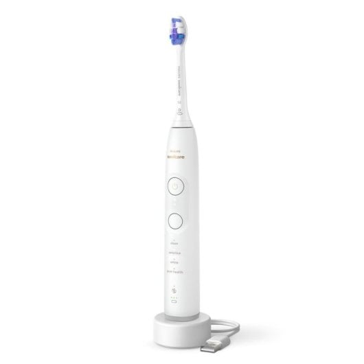 Spazzolino Elettrico PHILIPS Sonicare 7100 HX7429/02 3 Velocità Bluetooth 2 Impugnature Nero Bianco
