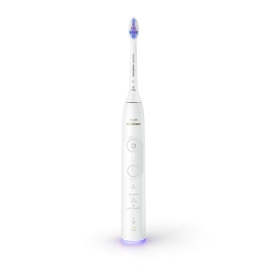 Spazzolino Elettrico PHILIPS Sonicare 7100 HX7429/02 3 Velocità Bluetooth 2 Impugnature Nero Bianco