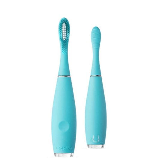 Cepillo dental eléctrico FOREO ISSA kids Azul, limpieza ultrasónica, silicona suave