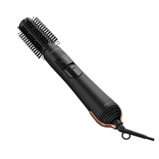 Brosse Soufflante Grundig HS 7080 1000W ionique céramique 2 Températures Rotation Automatique Noir Or Rose