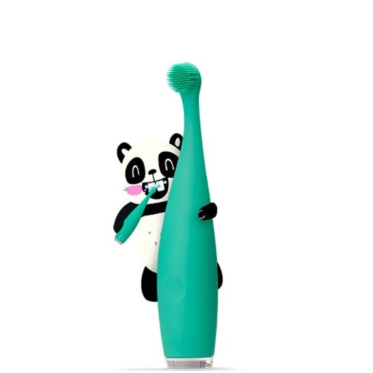 Elektrische Zahnbürste FOREO ISSA baby Sonic Grün Silikon Kind Modus Massage