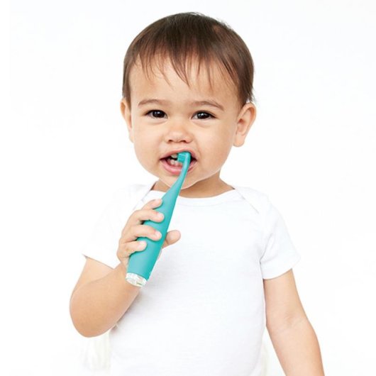 Elektrische Zahnbürste FOREO ISSA baby Sonic Grün Silikon Kind Modus Massage
