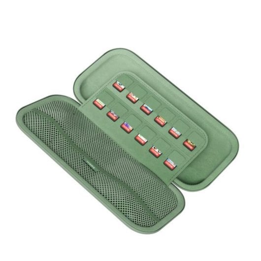 Funda Belkin ENA002HQSE para Nintendo Switch 2 verde resistente à água