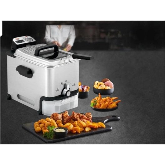 Friggitrice tradizionale Tefal FR8041 3,5L 2300W acciaio inox con timer digitale