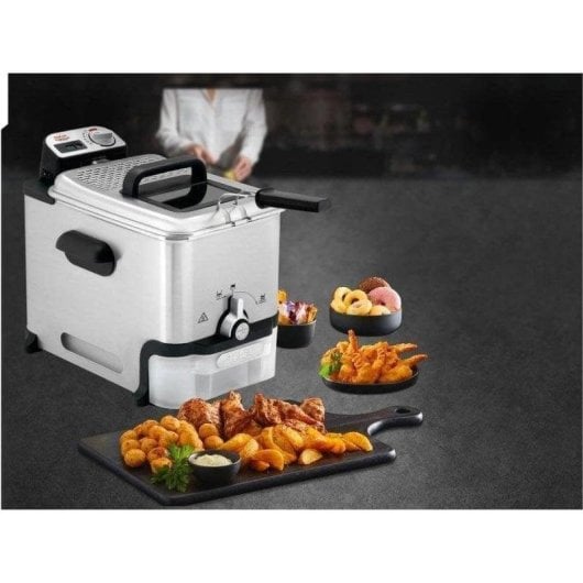 Fritadeira Tefal FR8041 3,5L 2300W com Temporizador Digital e Cuba Removível