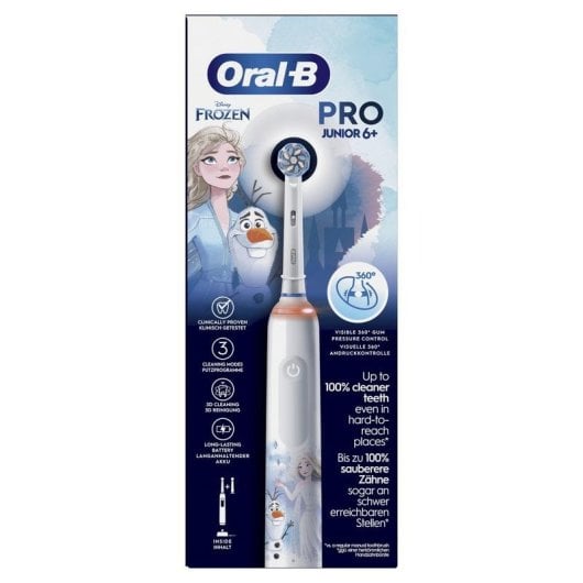 Spazzolino Elettrico Oral-B PRO 14876673 Junior 3 Modalità Frozen Multicolore