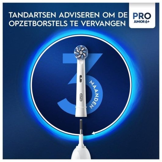kinderzahnbürste Elektrisch Oral-B Pro Junior 6+ Frozen 3 Modi Drucksensor Timer