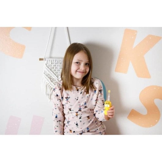 Spazzolino elettrico InnoGIO GIOgiraffe GIO-450YELLOW sonico bambini timer LED giallo